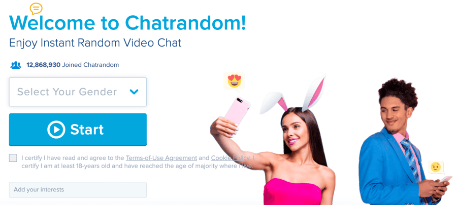 Chatrandom - Best webcam sites