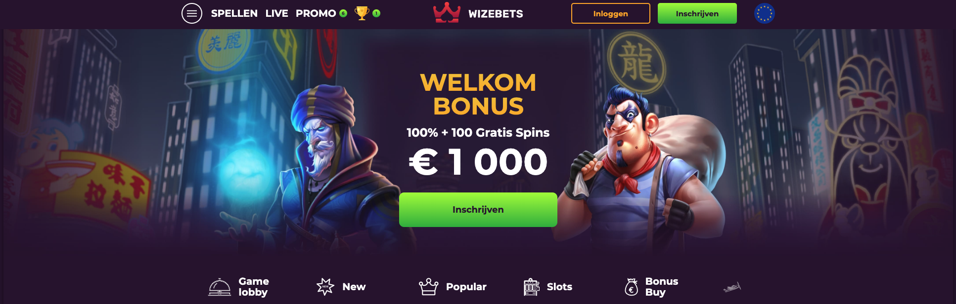 wizebets - online casino zonder nederlandse vergunning