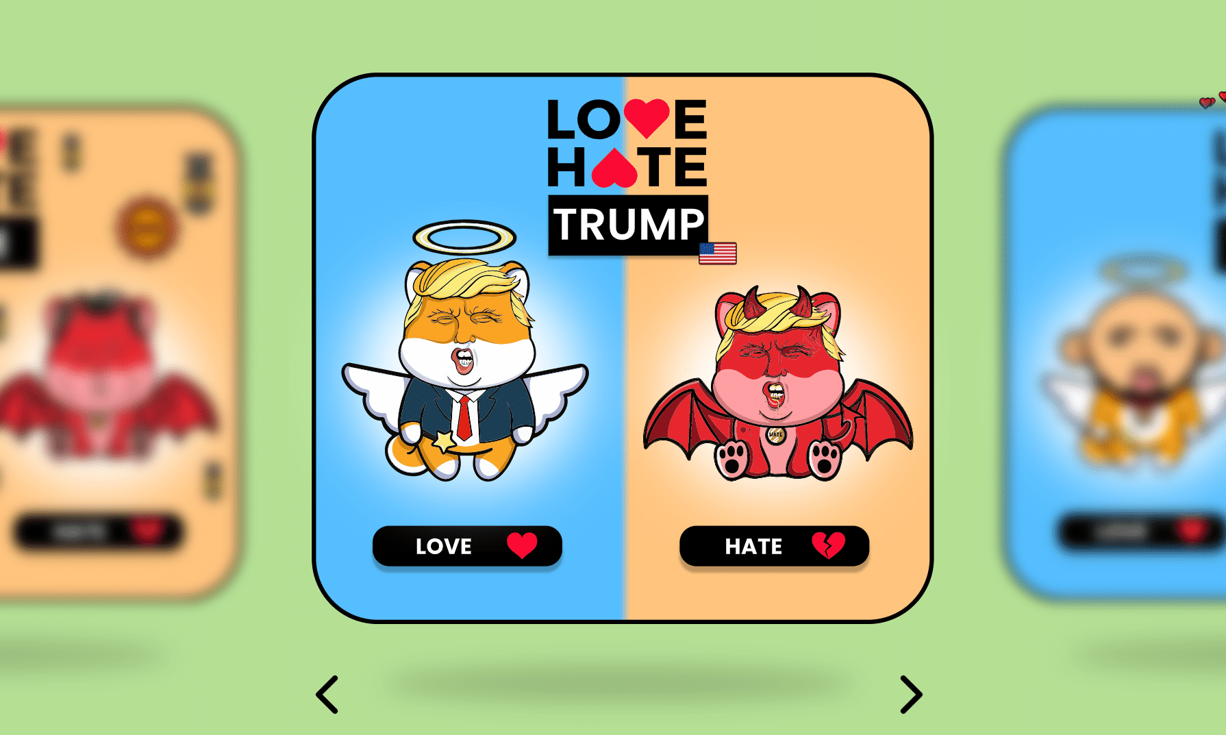Love Hate Inu Kopen - Love of Hate Trump