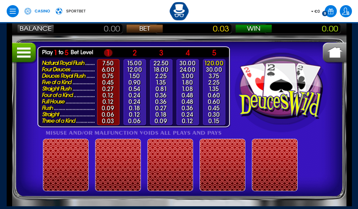 video poker mr sloty