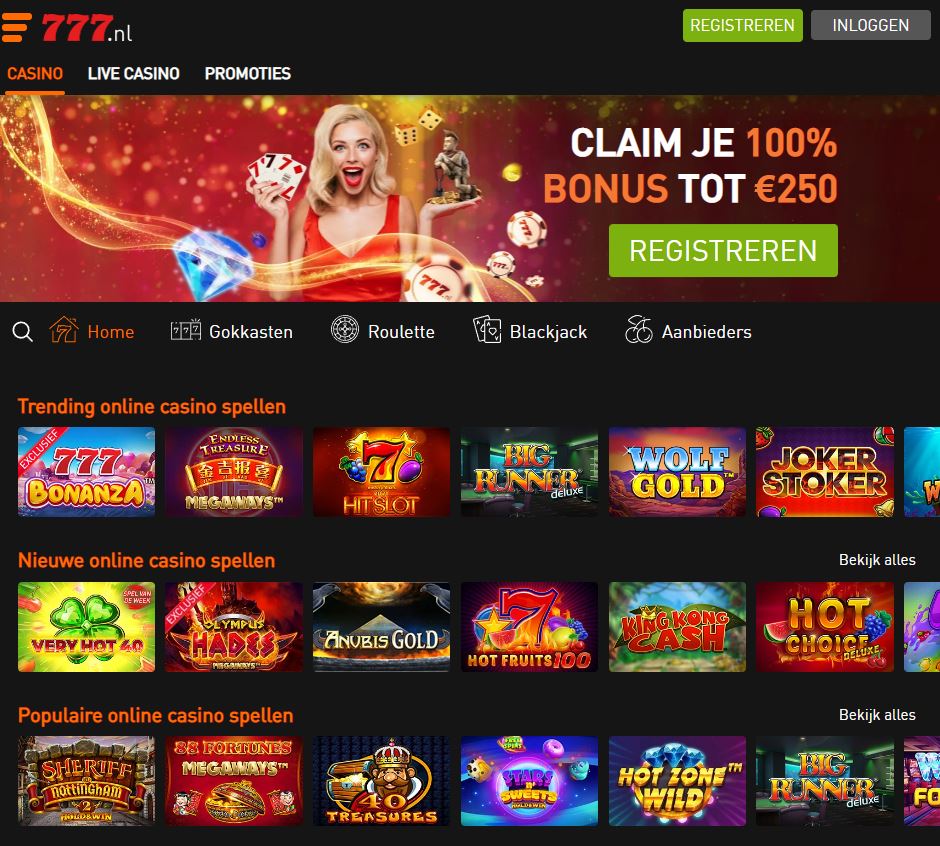 Online Casino met Gratis Startgeld