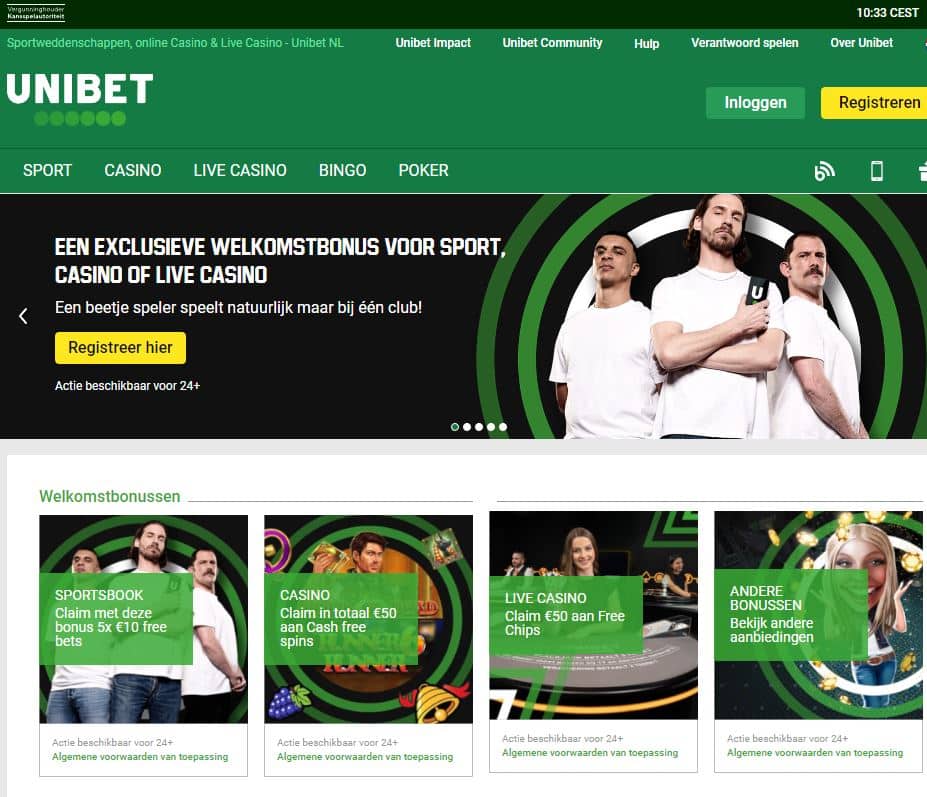 beste no account casino - Unibet