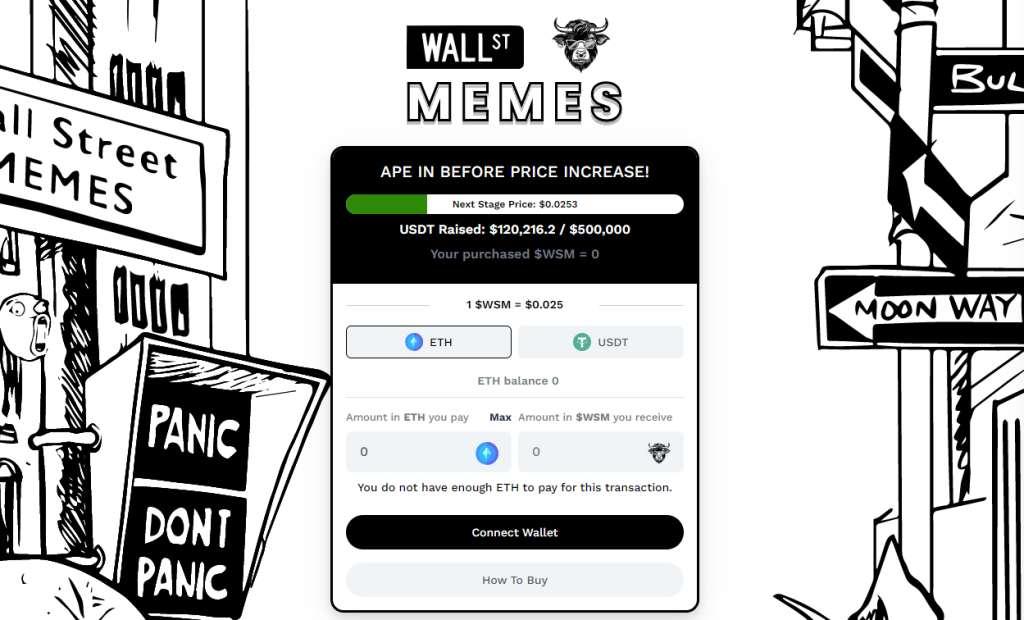 wall street memes crypto miljonair worden