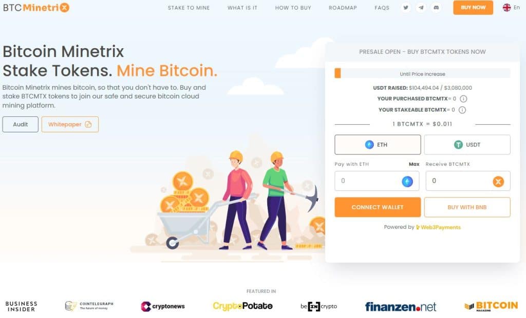 bitcoin minetrix beste dao crypto project