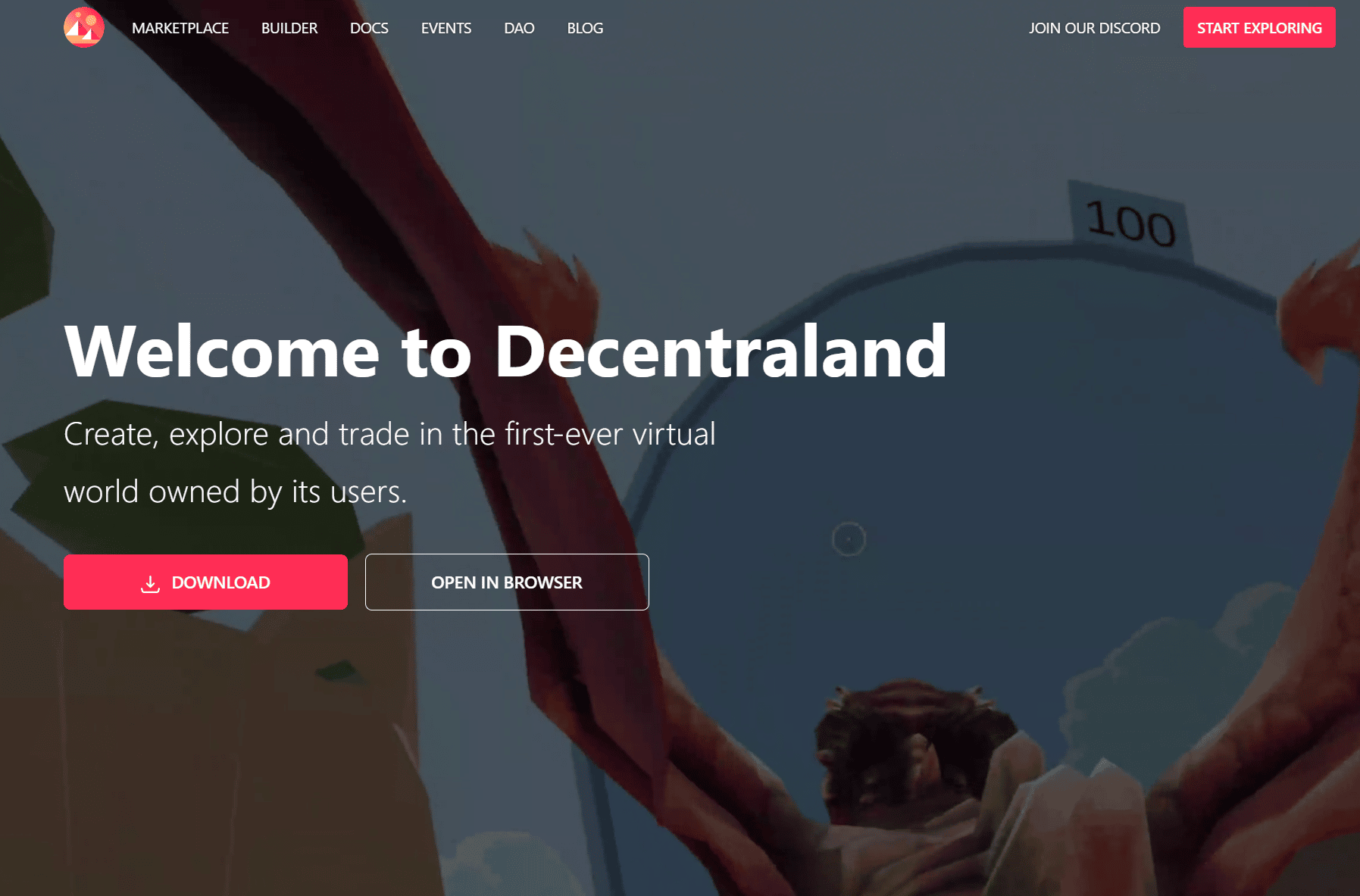 decentraland web 3.0 krypto