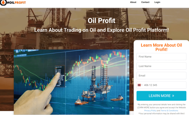 oil profil registreringsskjema