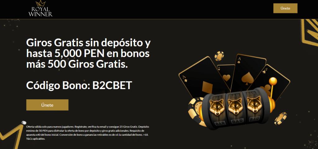 bono casino sin deposito royal winner casino