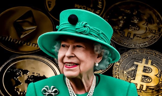 królowa Elżbieta bitcoin