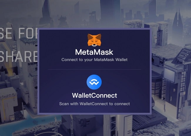 Podłącz portfel MetaMask