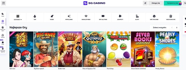 SG Casino gry
