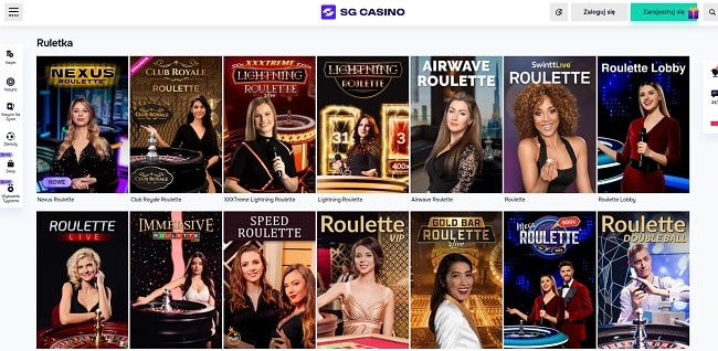 SG Casino ruletka