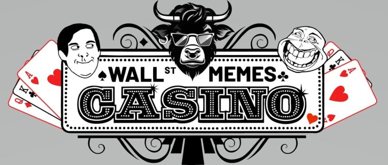 wall street memes casino logo