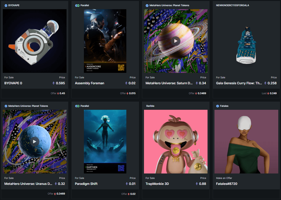 Melhor NFT Marketplace Onde comprar NFTs