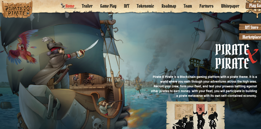 Pirate X Pirate - Unul dintre cele mai bune jocuri de tip NFT