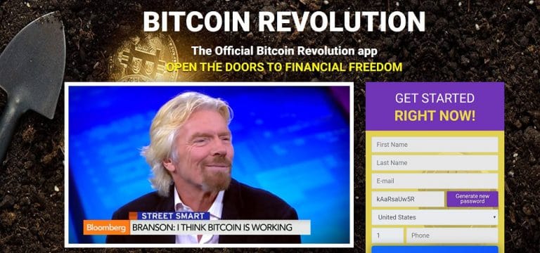 Bitcoin Revolution Înregistrare