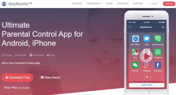 iKeyMonitor - Cea mai bună aplicație spion Android, gratuită
