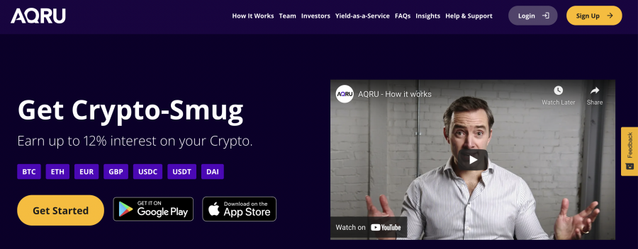 Aqru - platformă care îți permite să faci bani din crypto