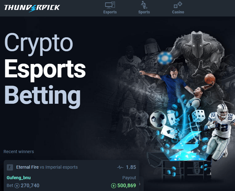 Thunderpick - Cazinou ce oferă posibilitatea de a paria și în domeniul eSports
