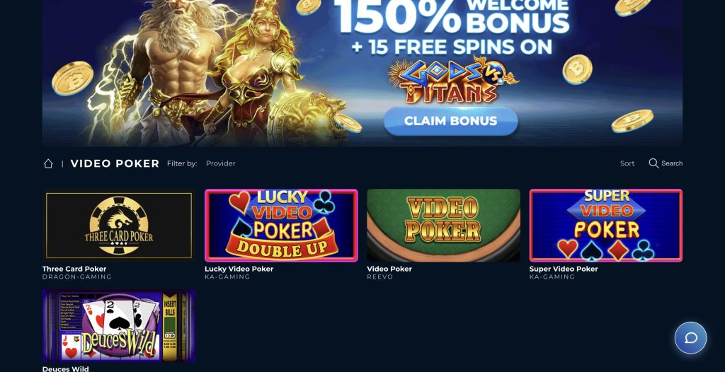 Video Poker Online la Punt Casino