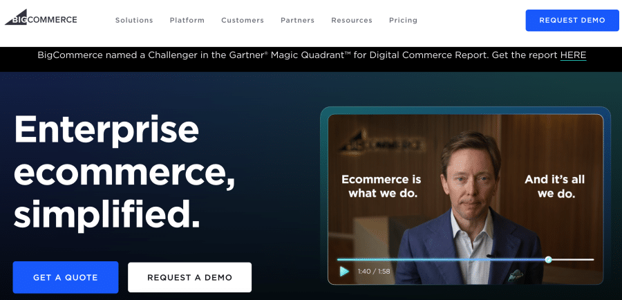 Platforma ecommerce BigCommerce