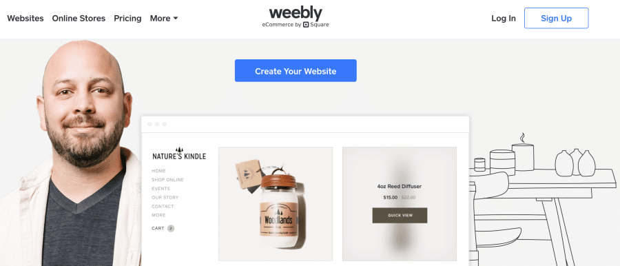 Platforma ecommerce Weebly
