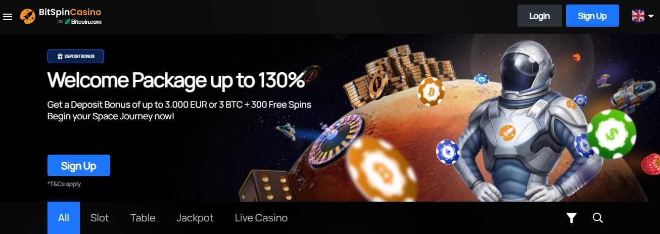 BitSpinCasino Online Blackjack kazino