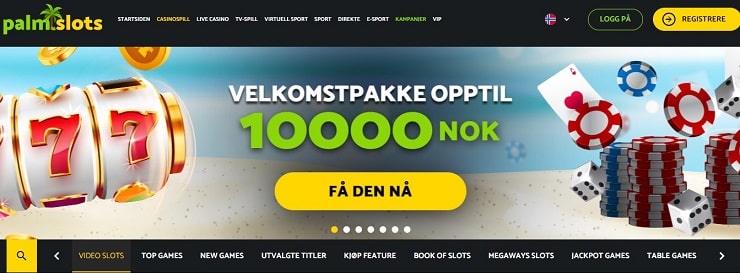 PalmSlots - Pay n Play Casino utan svensk licens