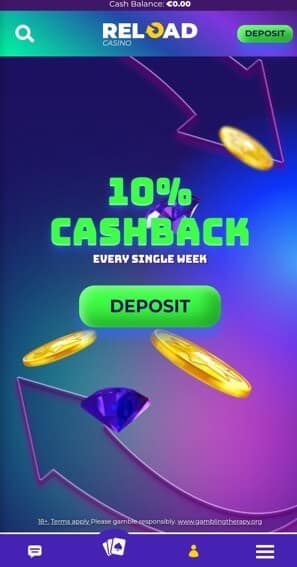 Reload Casino casino app
