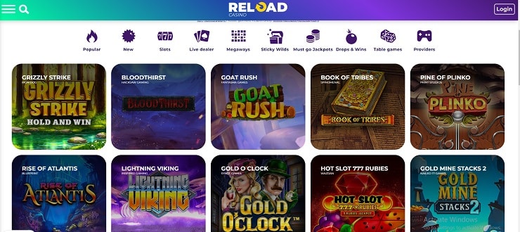 Reload - Bästa Skattefria Casino