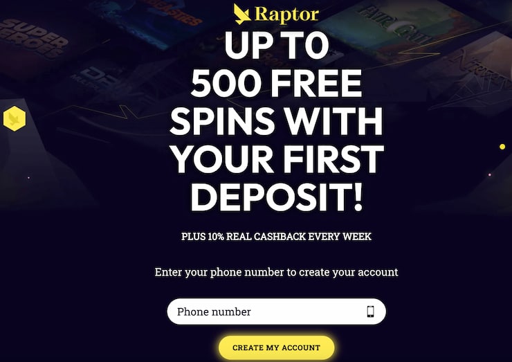 Raptor Casino utan svensk licens