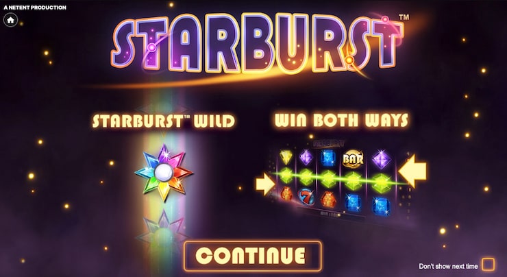 NetEnt Starburst Slot