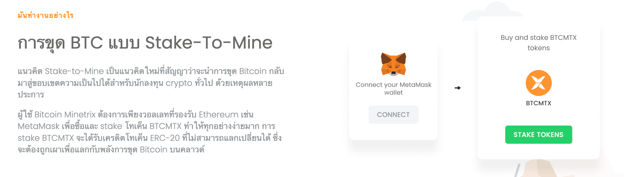 Bitcoin Minetrix stake to mine