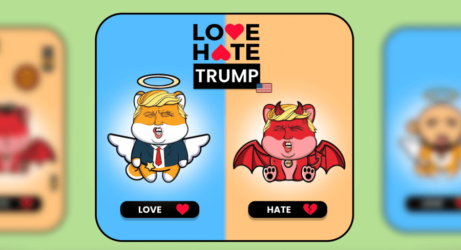 Love Hate Trump Görsel