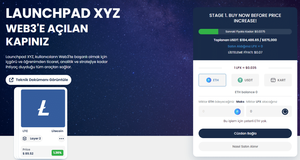 Yükselmesi Beklenen En İyi Kripto Paralar - Launchpad XYZ