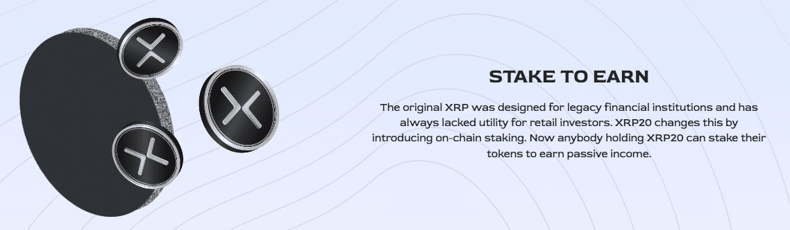 XRP20 stake-to-earn