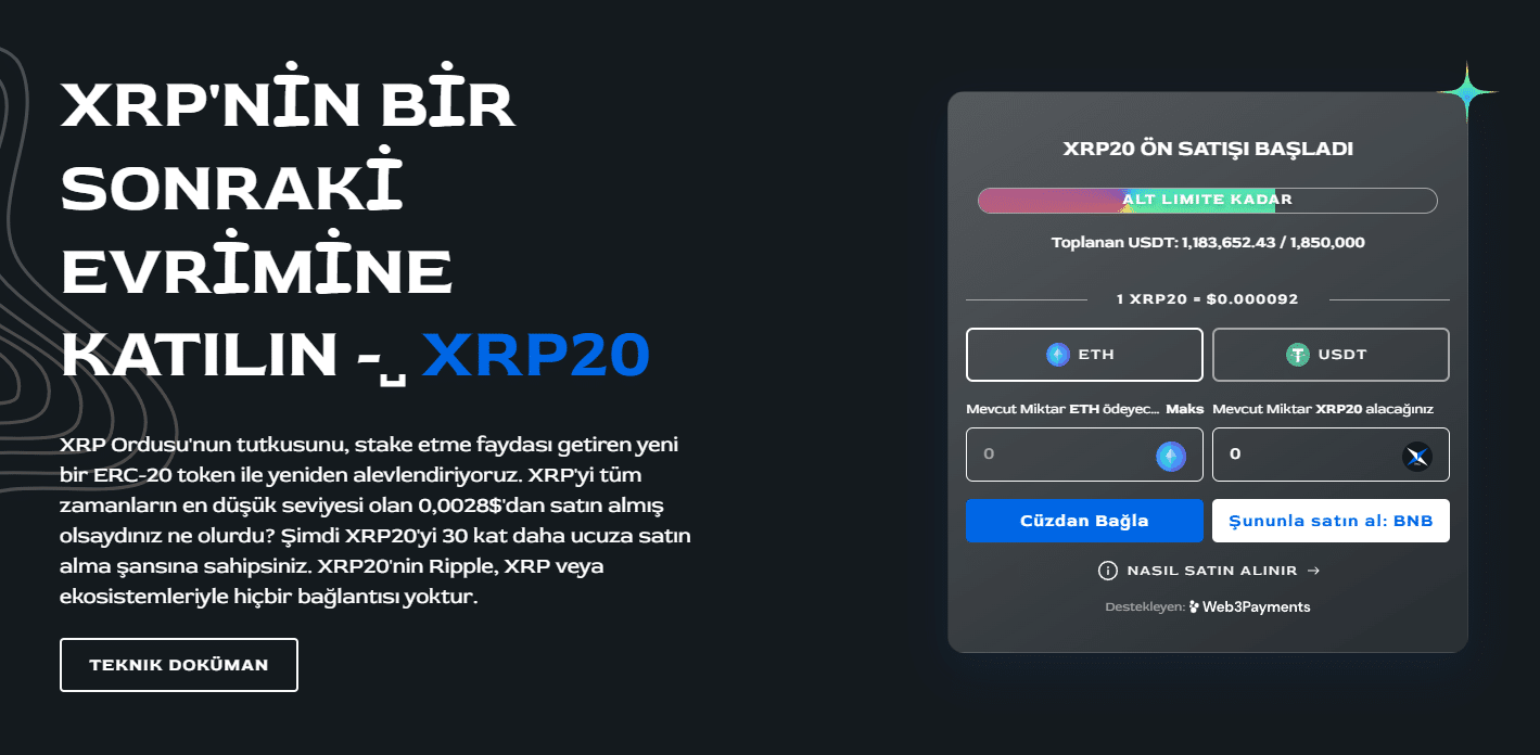 XRP20 - Bol Sıfırlı Coinler