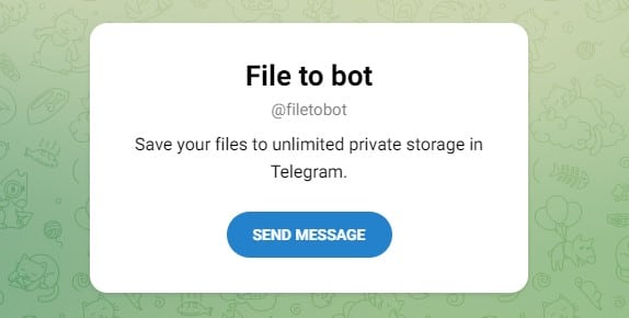 File to bot telegram botları