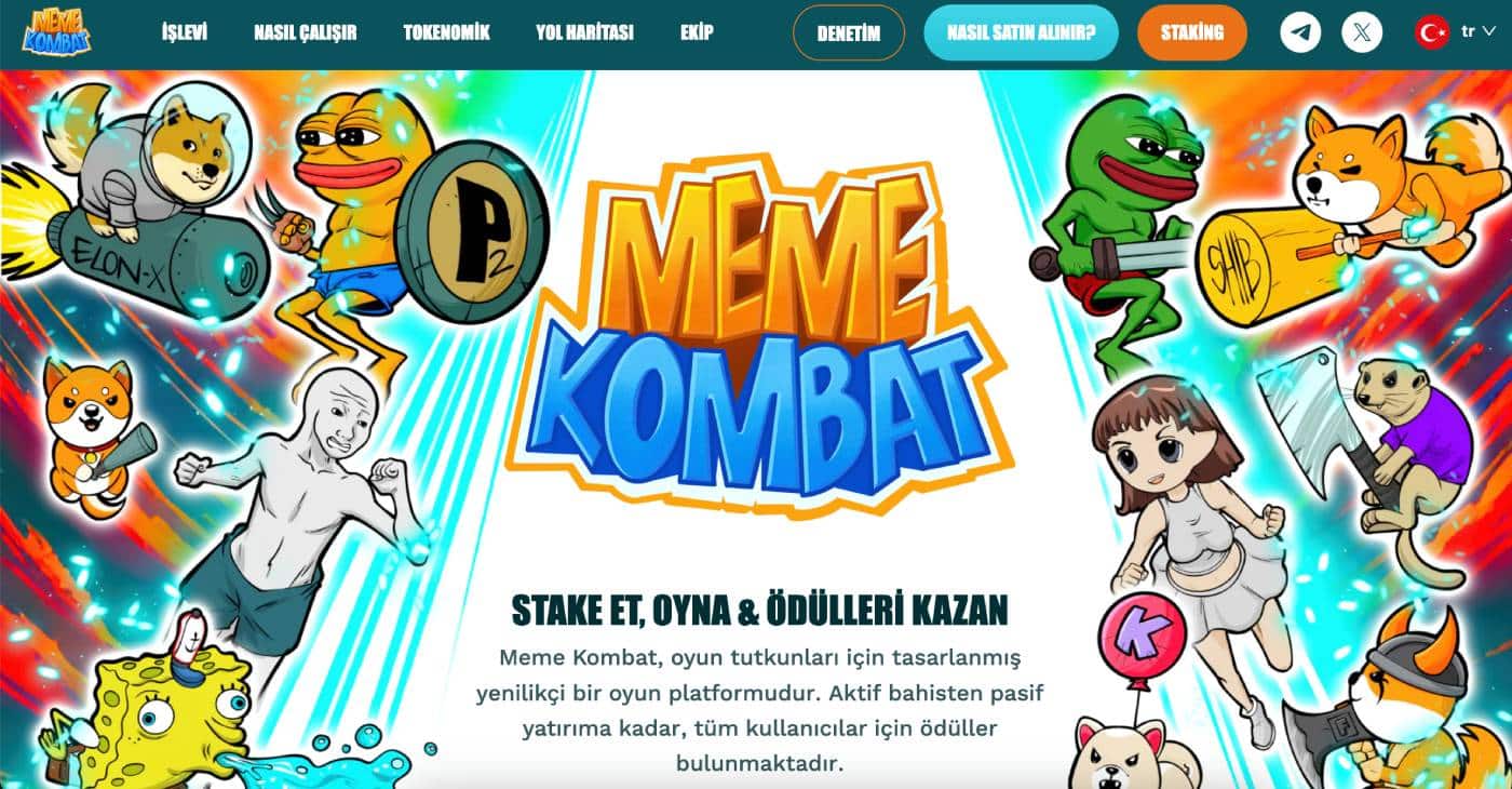 Meme Kombat Website - Proof of Stake Coinler