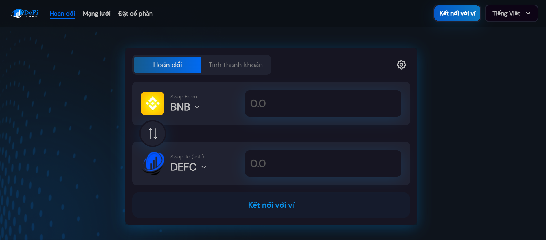 Trao đổi Defi Swap