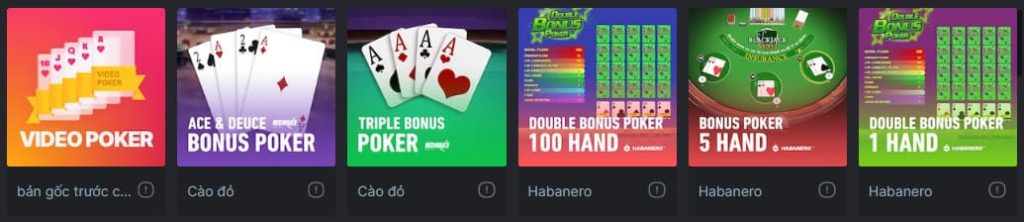 Bonus Poker