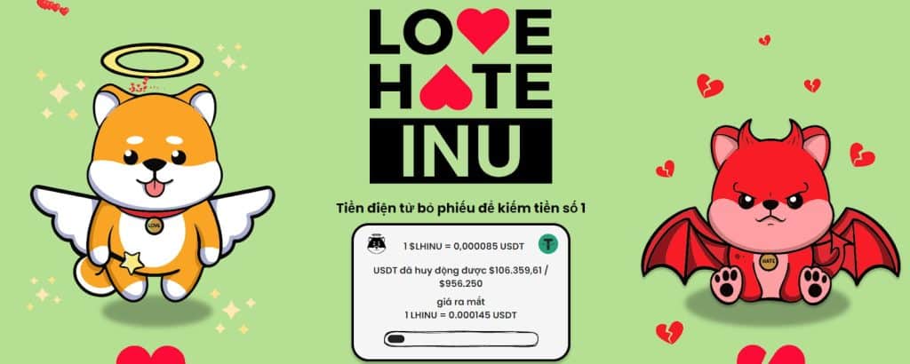 Love Hate Inu tiền điện tử tốt nhất