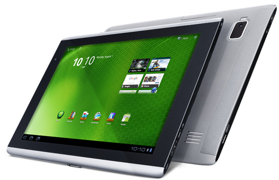 Acer a500 stock photo