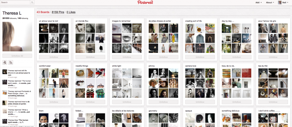 Pinterest Boards
