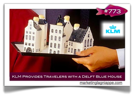 klm delft blue house