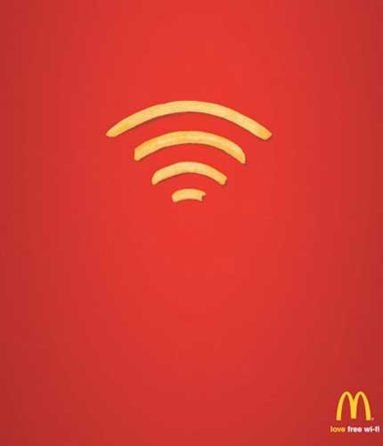 McDonalds WiFi Ad