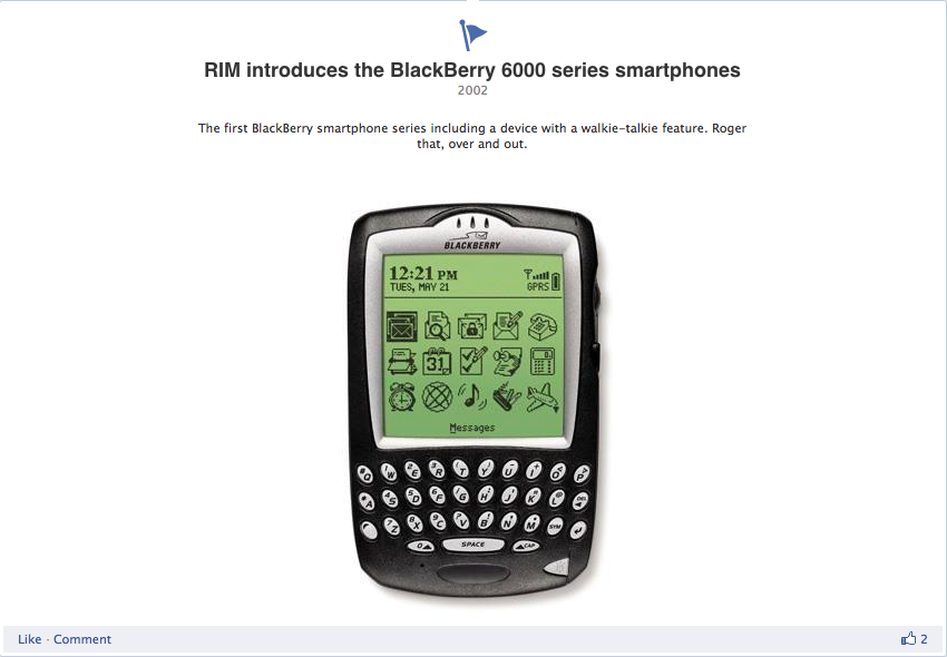 Blackberry India facebook