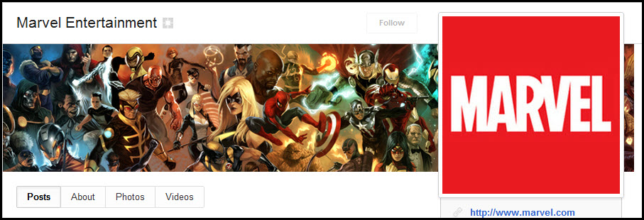 Marvel Google+ cover images and photo