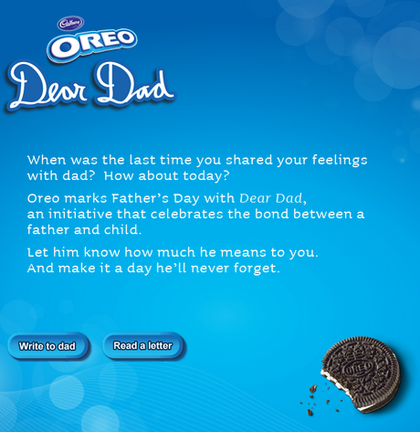 Oreo Dear Dad contest