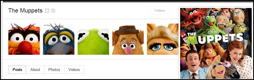 The Muppets Google plus cover images and photos