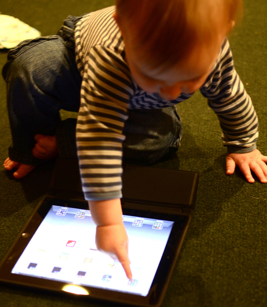Baby and iPad
